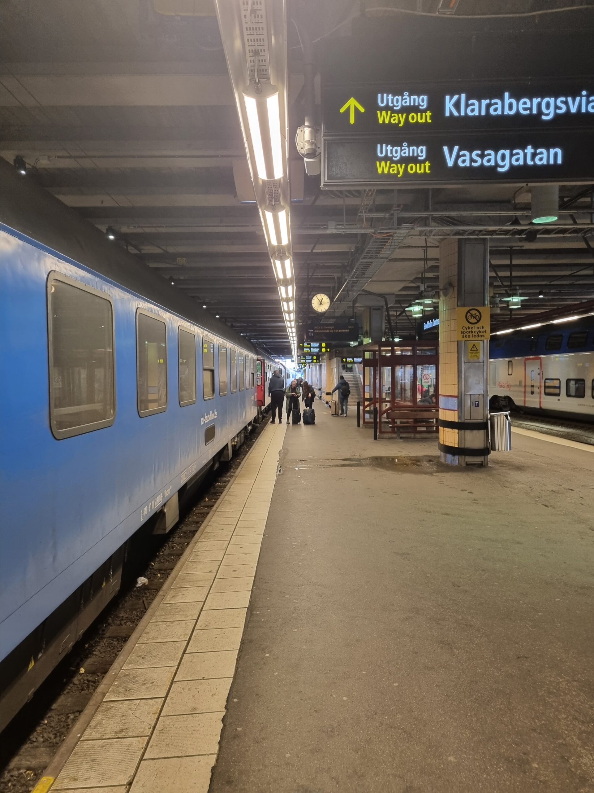 Berlin med nattåg över dagen