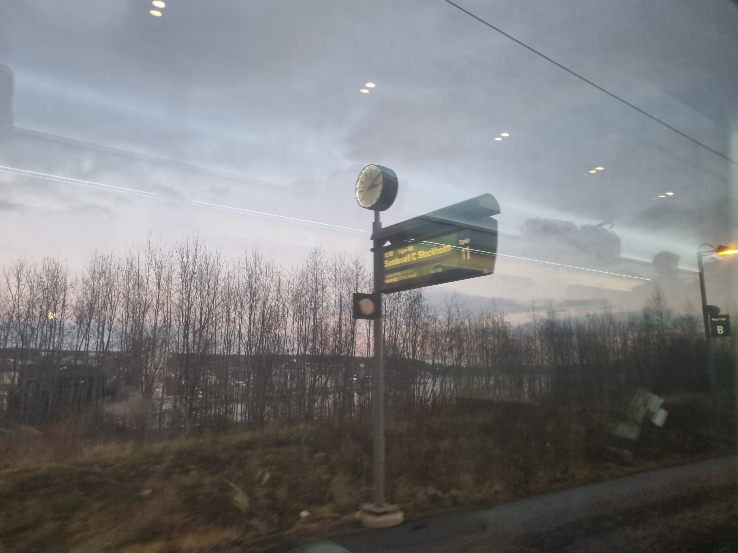 Tågresa längs höga kusten och övre norrland