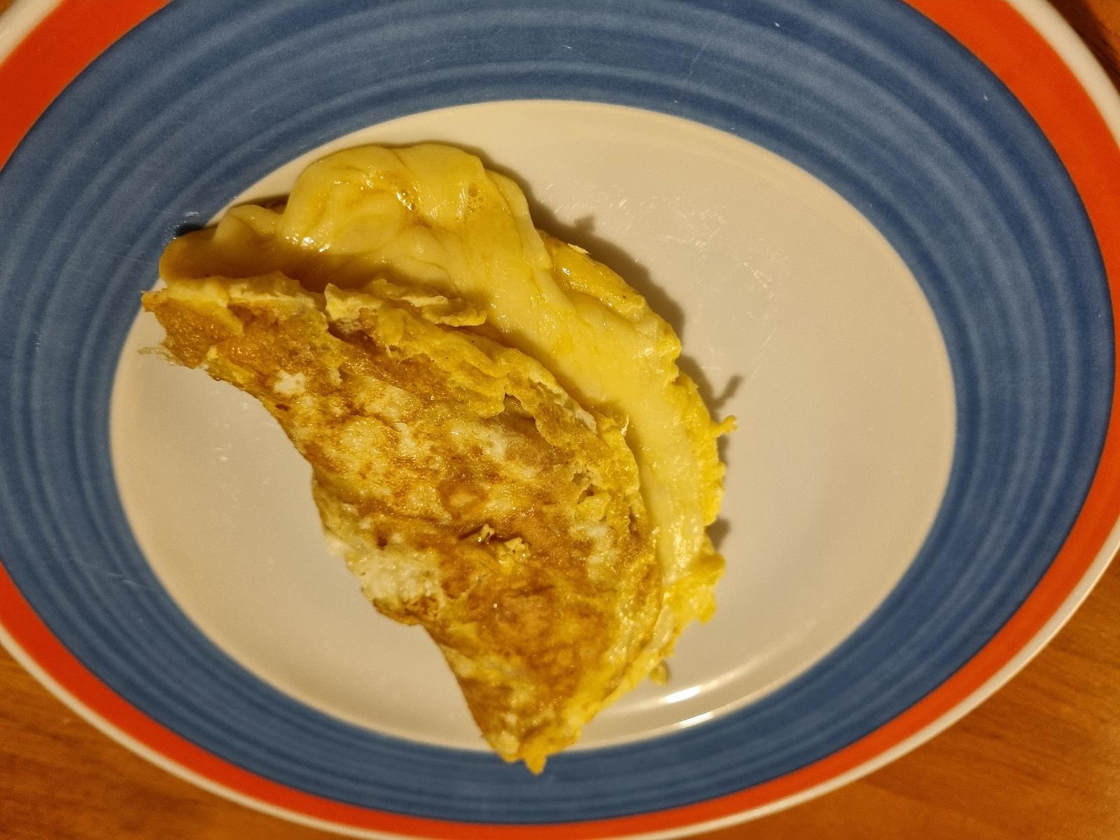 Omelett🙂 Gott att äta på kvällen ett tag innan sänggående