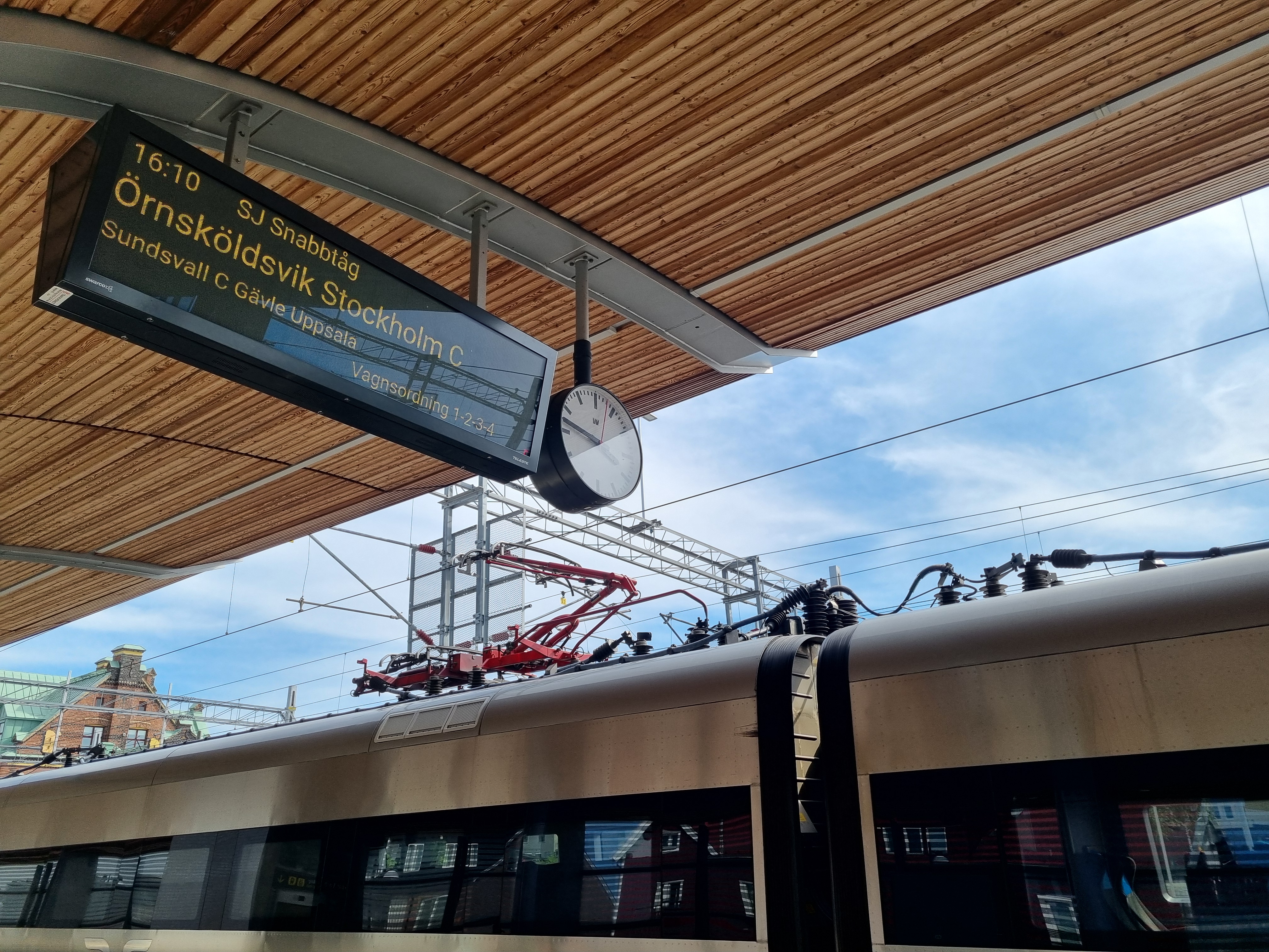 Hemresa från norrland med buss och dagtåg